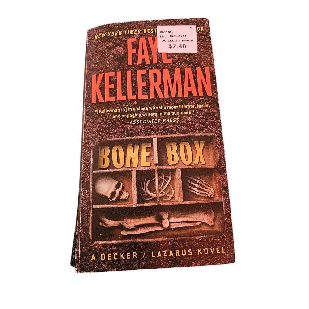 Bone box by Faye Kellerman morrow fiction books isbn 9780062424976